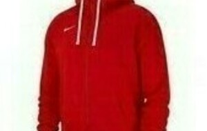 Veste à capuche NIKE avec zip - ROUGE