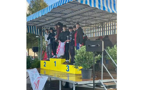 Championnats de Normandie DE CROSS A VALOGNES : les cadets 2ème par équipes